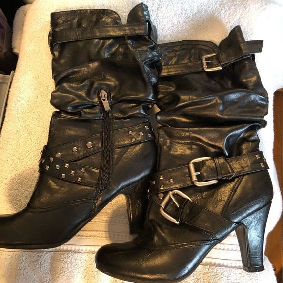 Le Château black boots size 7 - Picture 1 of 11